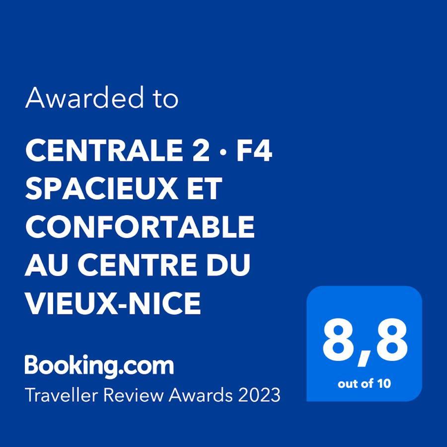 Centrale 2 - F4 Spacieux Et Confortable Au Centre Du Vieux-Nice Appartement Buitenkant foto
